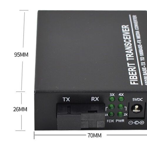 10/100M 1 Fiber port 4 RJ45x Ethernet ports Fiber Optical Tr