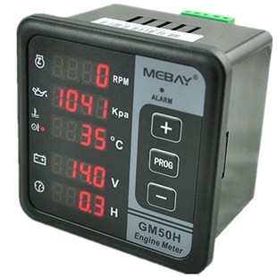 GM50H 油L温油压水温转速表BX50 柴油发动机多功能表监控仪控制器