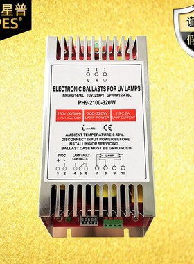 理厂维修替c换专用紫外线杀菌消毒灯管镇流器PH9-2100-320W适用于