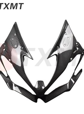 适用摩托车配件Kawasaki川崎ZX6R 636 H2019-2020 改装碳纤维头罩