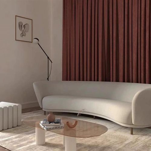 北欧新款简约气质半圆高档美容院前台接待现代设计师创.意个性沙