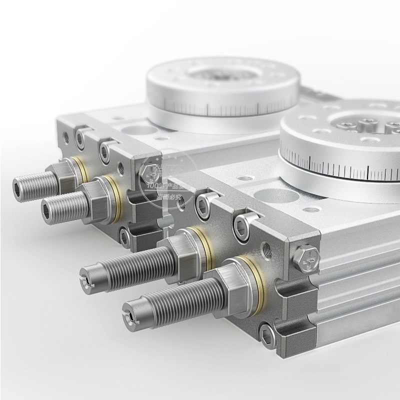 SMC型摆台叶片式旋转气缸HRQ70 MSQB70AH MSQB100A MSQB200A