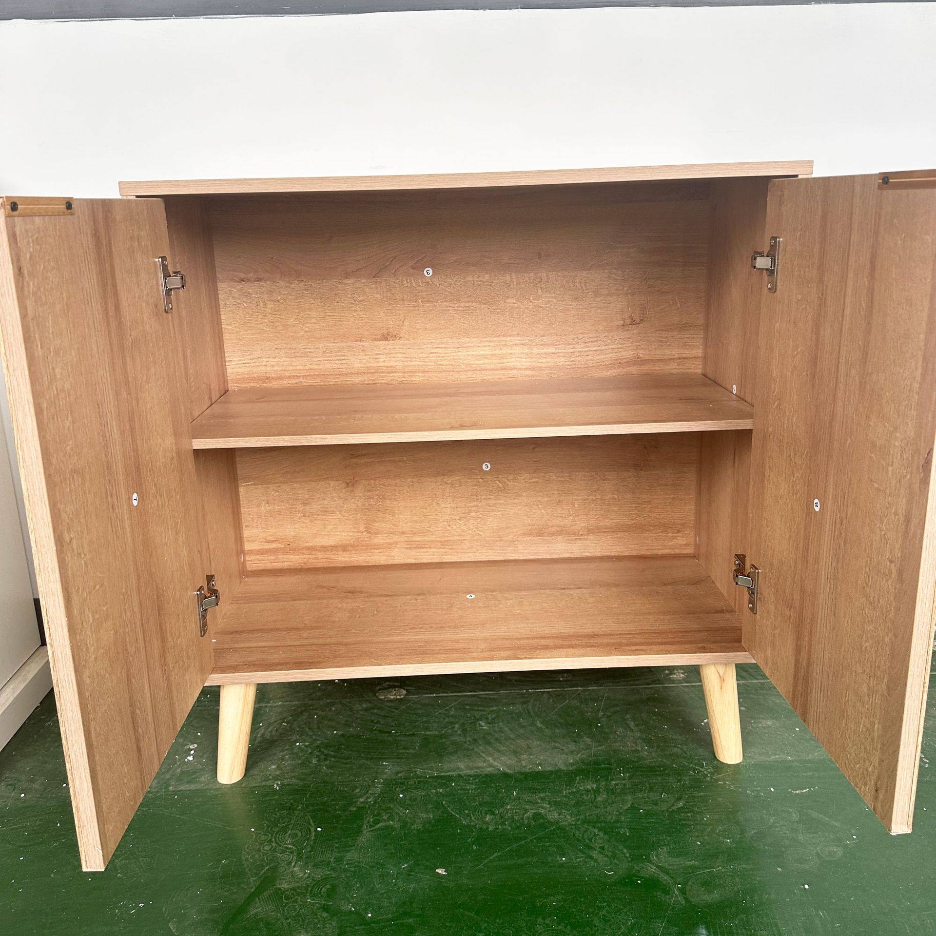 Amazon跨境板式斗柜鞋柜双柜门翻斗玄关柜门木条纹柜子家具,商业/办公家具,矮柜,淘宝优惠券,粉丝福利购,淘宝优惠卷