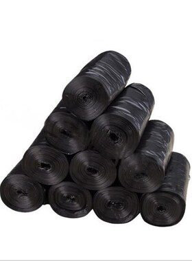 SS/苏识c 点断式平口垃圾袋黑色 SSL002 4555cm 25祇100卷 加