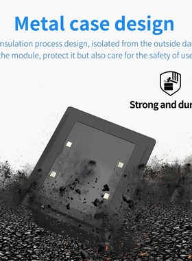 2D Embeddfed QR Code PDF-417 Data Matrix USB Wired Barcode S