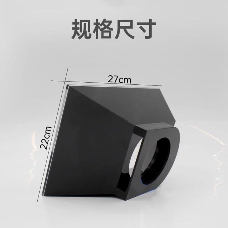 海水鱼缸高透明水下观s察拍照拍摄俯视亚克力珊瑚俯拍罩水波纹