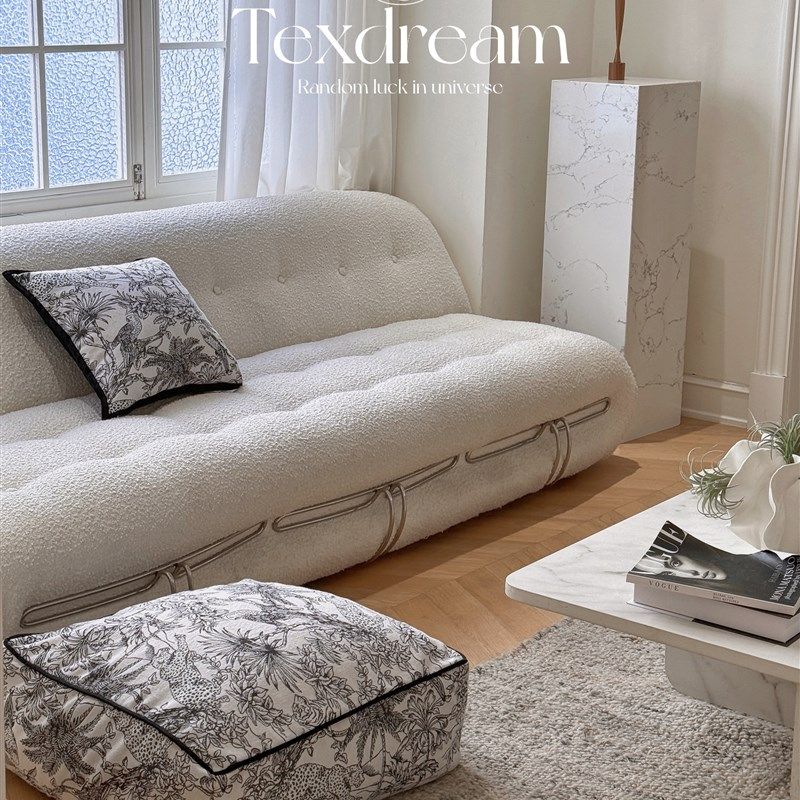 Texdream态度 轻法式中国风沙发抱枕靠垫新中式客厅坐.垫蒲团坐墩,居家布艺,靠垫/抱枕,淘宝优惠券,粉丝福利购,淘宝优惠卷