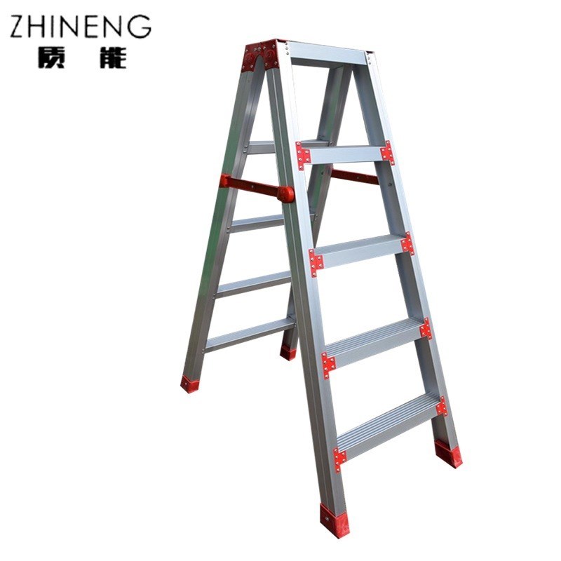 加厚铝合金人字梯折o叠q便携伸缩家用工程梯子2米3米5步6步