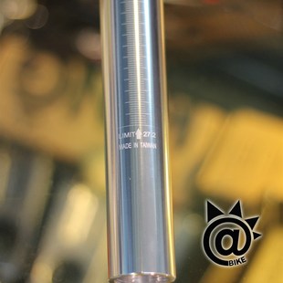 FIXED 破风坐管27.2 GEAR CNC自行车死飞车复古 银 ZENO @BIKbE