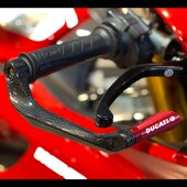 防摔球 适用杜卡迪街霸V4 水G箱网 油箱防滑贴 碳纤维牛角护 改装