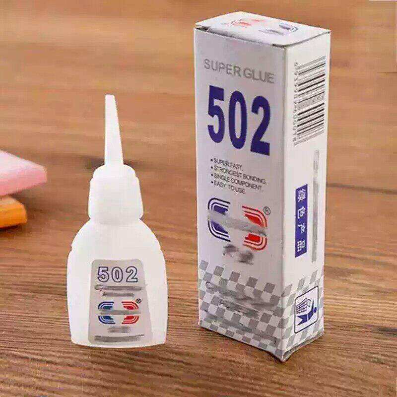 502强力速干通用胶水盒装家用