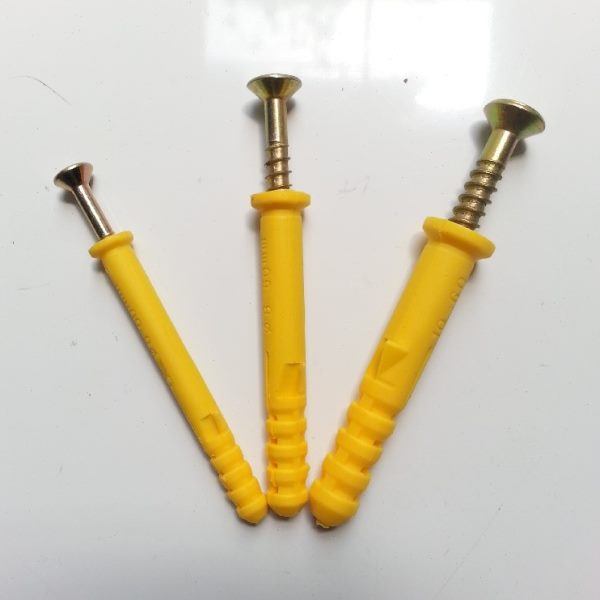 塑料膨胀螺丝涨管家用6mm8mm澎涨螺栓胀管加长膨胀钉彭胀加厚套装