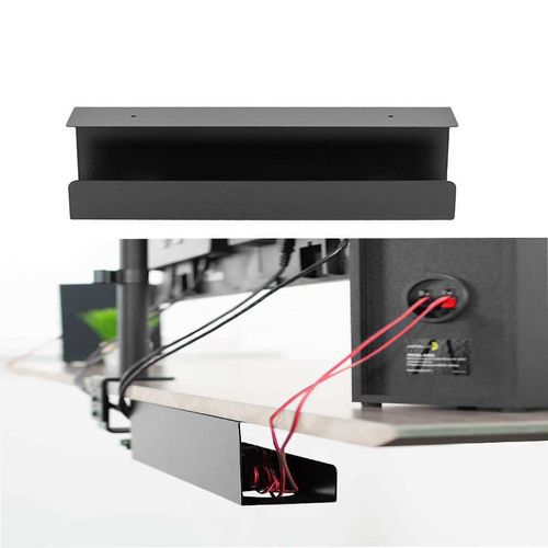 带式桌下悬挂办公室电线电源管理管理器和固N定器适用家庭托盘电