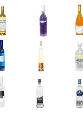 装饰酒白兰地威士忌m鸡尾酒香槟样板间软装摆件仿U真假洋酒道具橱