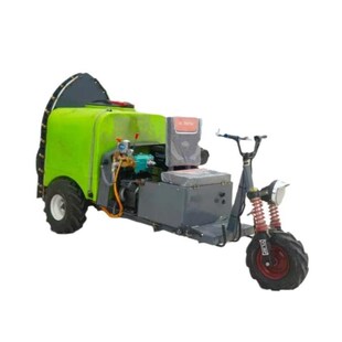 乘坐式三轮风送打药机 方u向盘式自走喷药车 大棚果树果园喷雾机