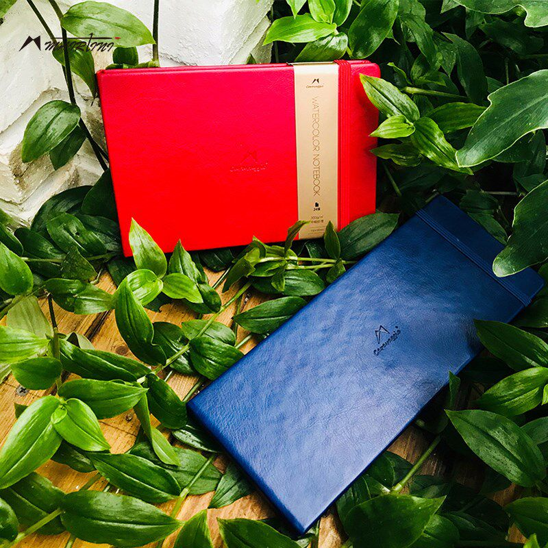 马蒂尼卡拉瓦乔水彩本艺术家级手账本 300gM全棉浆 随身旅行长条,文具电教/文化用品/商务用品,水彩纸/本/水彩水粉颜料本,淘宝优惠券,粉丝福利购,淘宝优惠卷