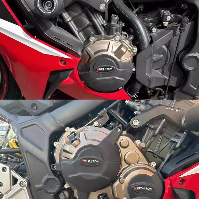 适用于CBR650R改装套件手把牛角护盖防摔升O高脚踏油箱盖平衡端子
