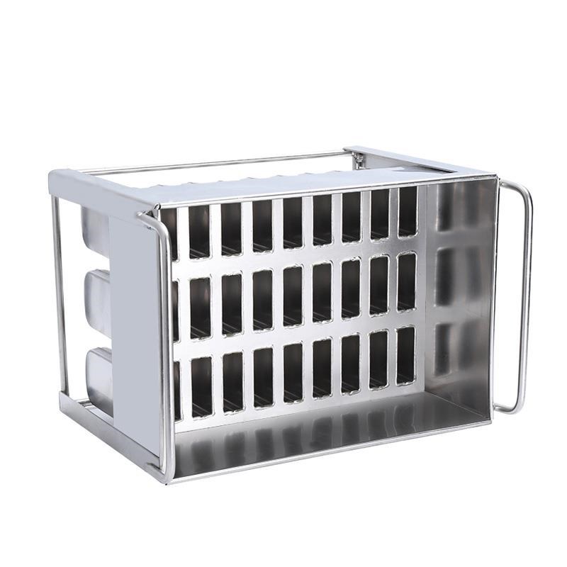 30支圆头平板机械手焊接商用不锈A钢雪糕模具DIY冰棍冰淇淋模冰棒