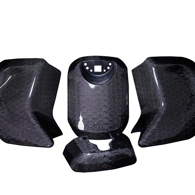 小牛电动车UQIi/U+B/U+系列车壳斜纹蜂窝锻造碳纤维整套外壳改装