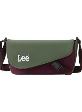 Lee悦时尚斜跨包 LE240043M简约单肩包时尚潮流休闲包运动男女