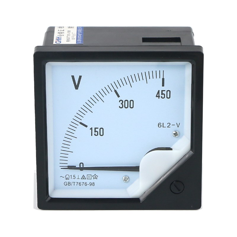 交流指针式电流表6L2-A 30/5 50/5 100/5A机械450V电压安培高精度