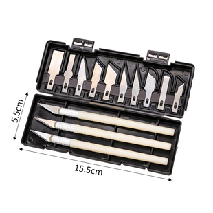 翻糖雕刻塑形面塑刀13件套粘土软陶卡通塑形烘焙工具套装