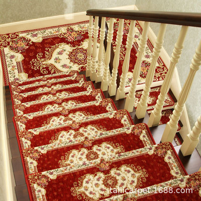 楼梯踏步阶梯式免胶自粘地楼梯地毯实木家用门口防滑脚子