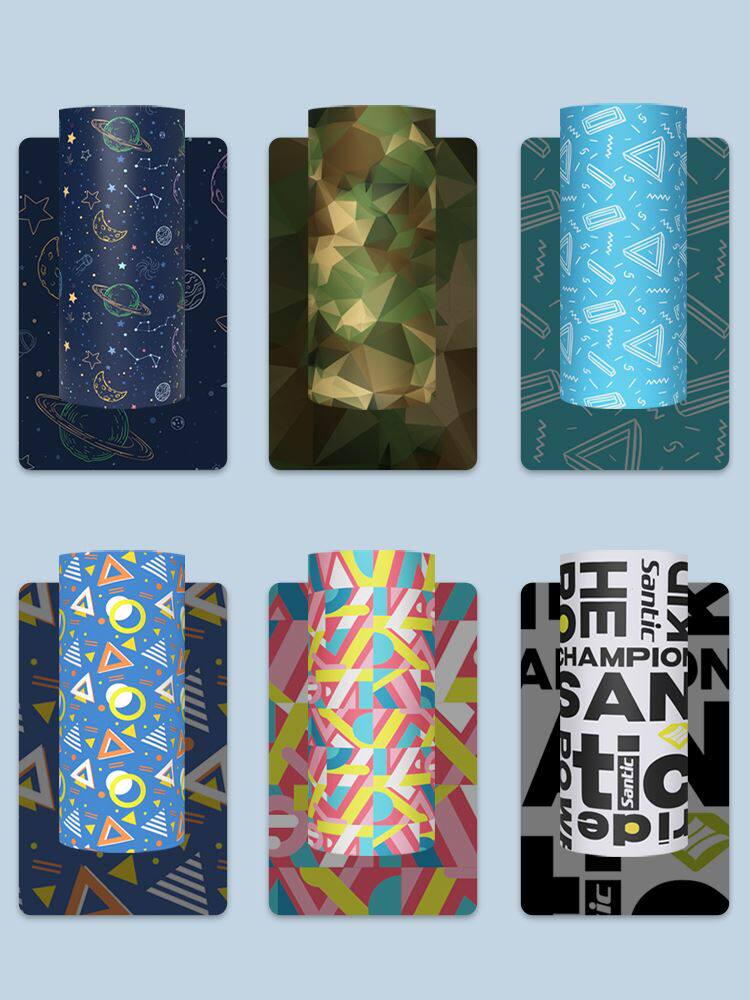 Santic森地客 儿童平衡车运动吸汗头巾男女童骑行防尘面罩装备