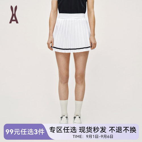 AnodetoA字女士百褶半裙