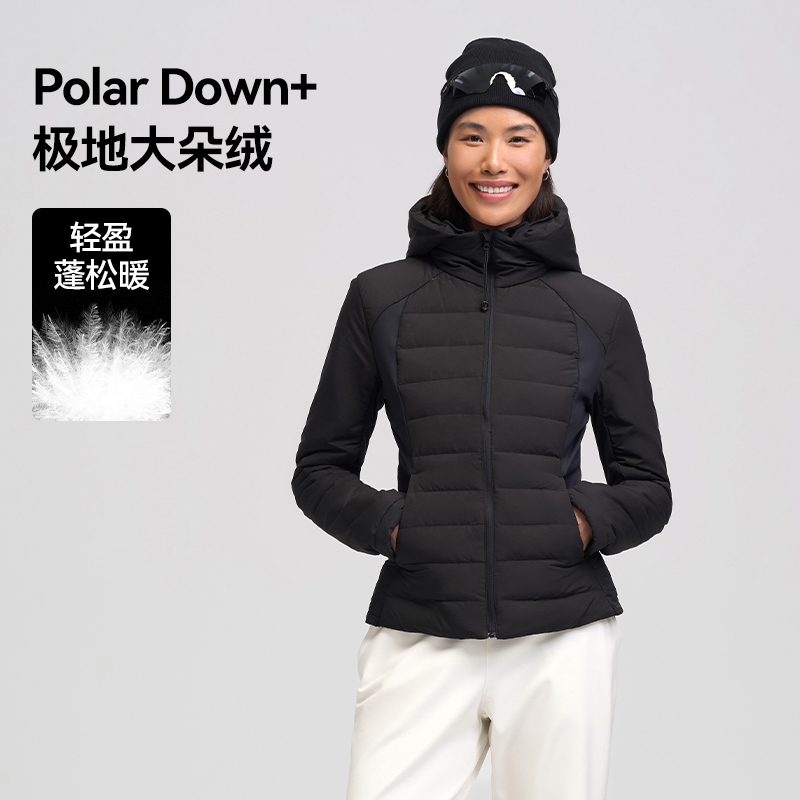 安欧兔AOT女神沙漏腰修身羽绒服丨显瘦保暖防风