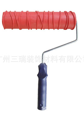 10寸液体刷头壁纸压花滚筒刷油漆印花工具花纹刷墙硅藻泥涂料
