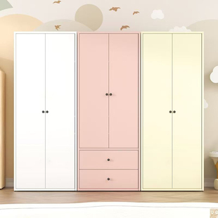 现代简约铁艺儿童衣柜家用收纳柜子储物柜抽屉柜子置物柜宝宝衣橱