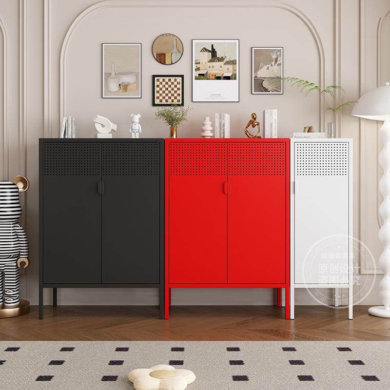 北欧轻奢铁艺餐边柜茶水柜简约现代卧室客厅收纳柜鞋柜阳台储物柜,住宅家具,餐边柜,淘宝优惠券,粉丝福利购,淘宝优惠卷