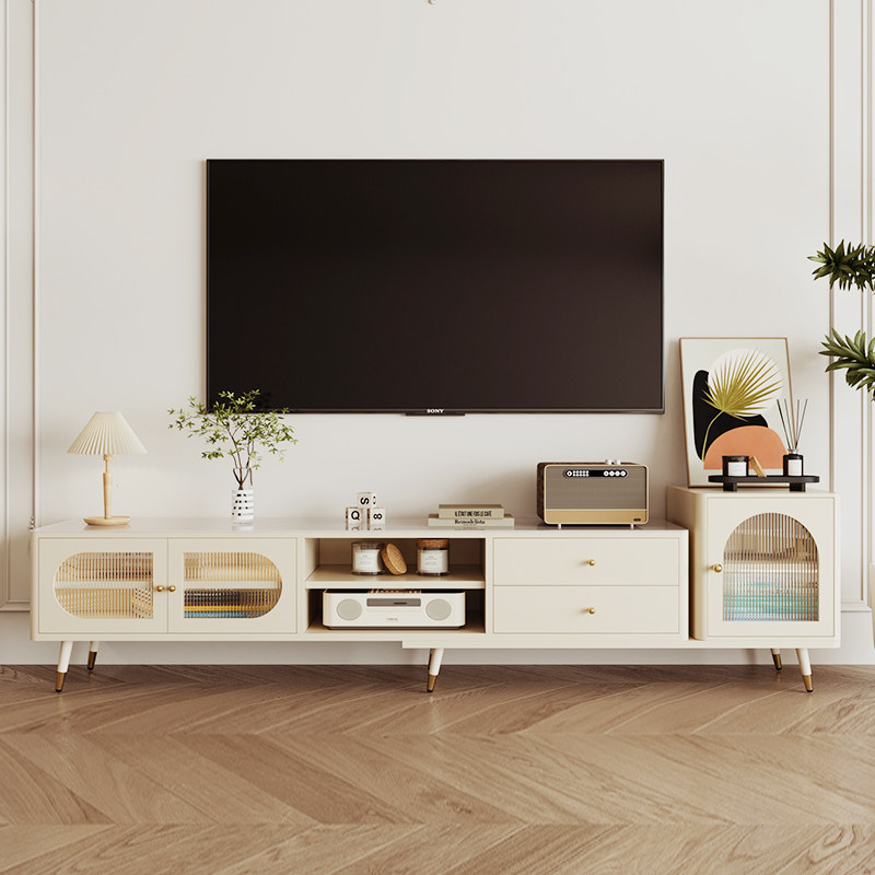 现代简约电视柜钢制储物柜玻璃门客厅家具组装小户型加厚电视机柜,住宅家具,电视柜,淘宝优惠券,粉丝福利购,淘宝优惠卷