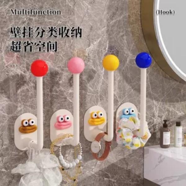 发圈发箍粘钩免打孔首饰盒