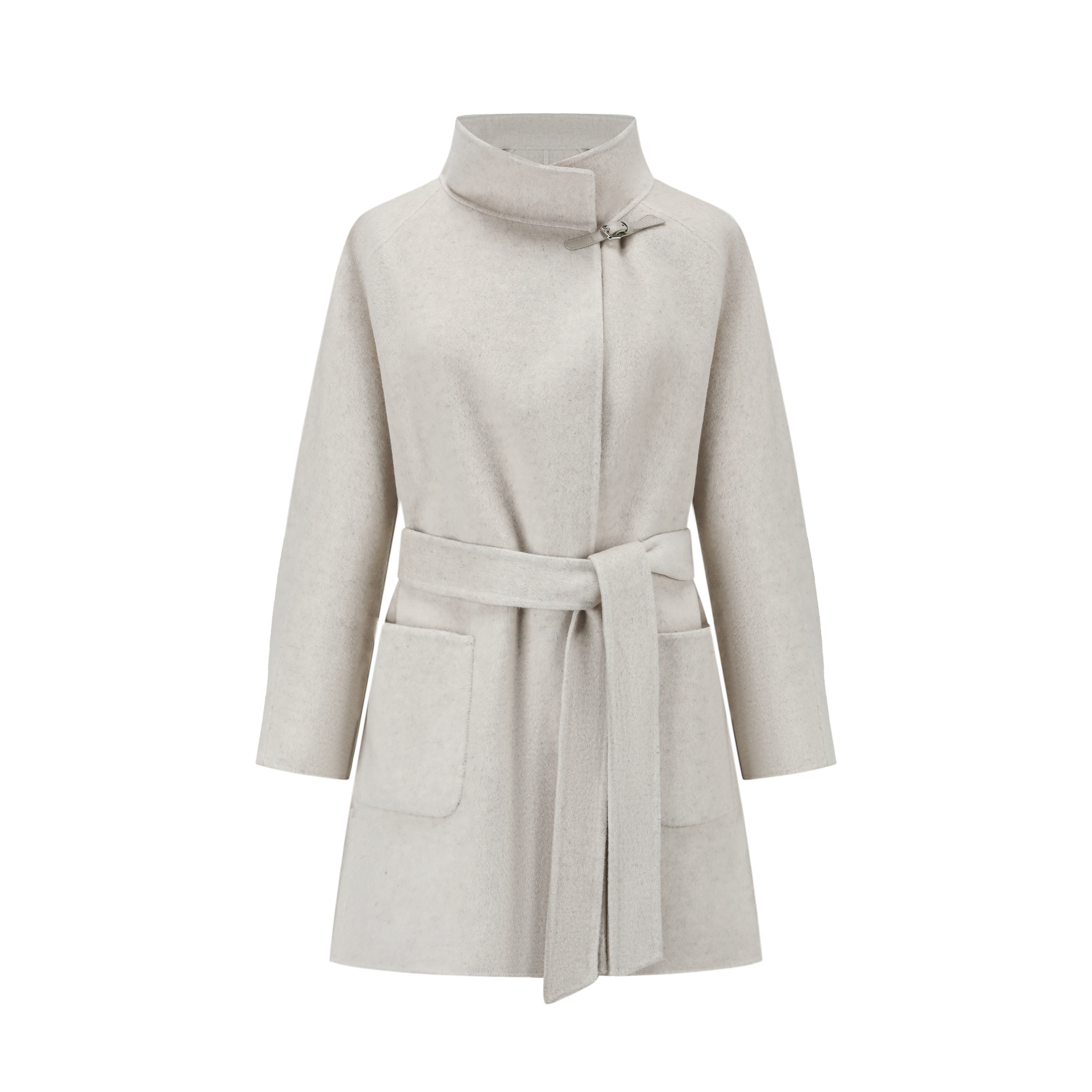 Urban Cashmere Wool Coat 都市山羊绒皮扣澳洲羊毛大衣