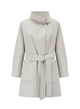 Urban Cashmere Wool Coat 都市山羊绒皮扣澳洲羊毛大衣