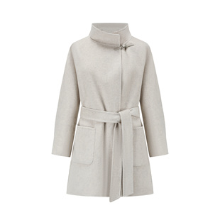 Coat Wool 都市山羊绒皮扣澳洲羊毛大衣 Cashmere Urban