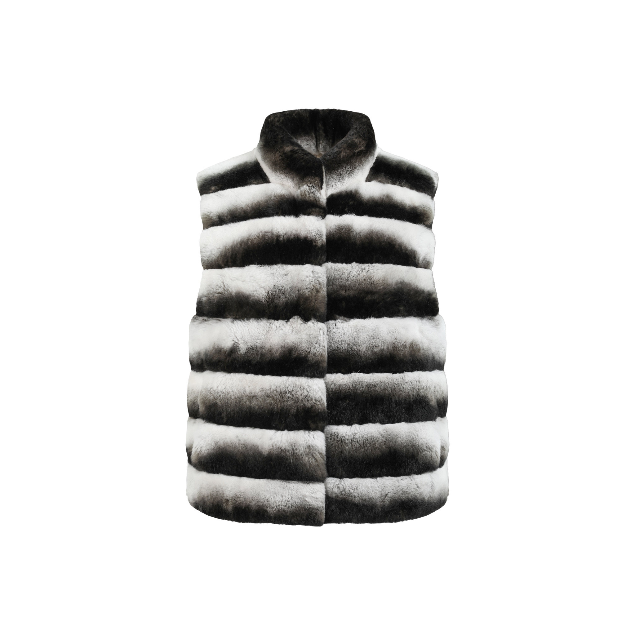 Young Lady Fur Vest 俄式大小姐奢柔多色雪兔皮草马甲图片