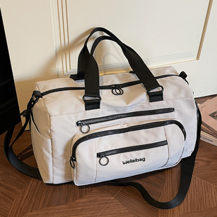 大容量旅行包男女手提斜挎包轻便出差健身包可登机行李袋