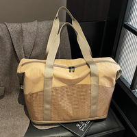 Travel bag for women, fashionable large-capacity portable bag for clothes, light and portable luggage bag for short trips thumbnail 2
