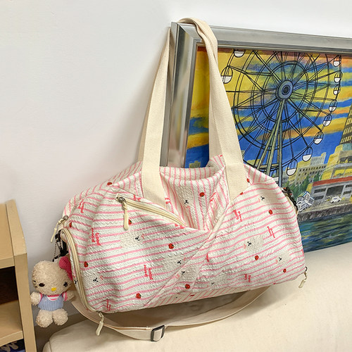 干湿分离运动健身包女短途旅行包