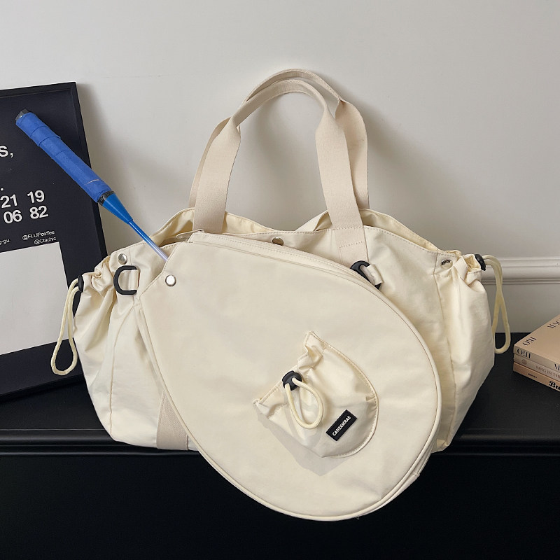 2026新款大容量短途旅行包女手提运动网球羽毛球拍包单健身行李袋