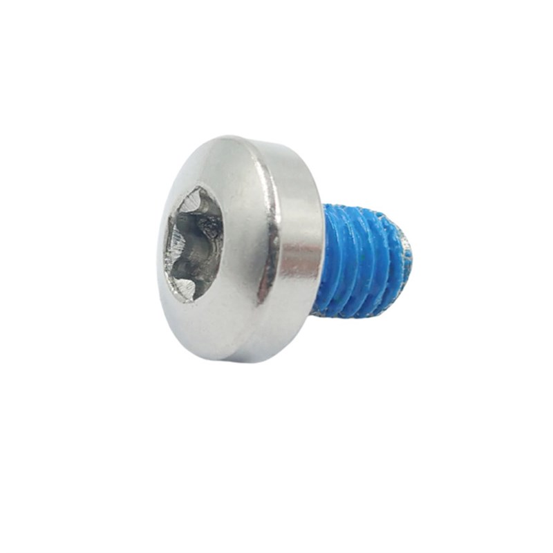 点胶304不锈钢梅花盘头螺钉 Mx3M4M5M6内六角花型圆头螺丝涂尼龙