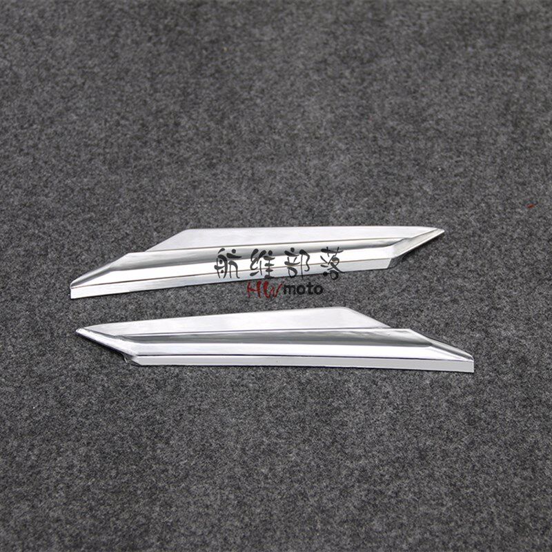 金翼GL1800 F6C F6B 18-2C3年改装后视镜装饰盖 加装前转向灯镀铬