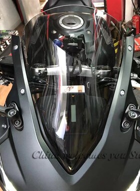 意大利WRS改装风挡适用于CBR650FR 透明烟灰色加高风挡前挡风镜