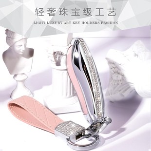 适用奔驰钥匙套e300lm扣c260l新e级a200L壳glc女gle车a180L包c200
