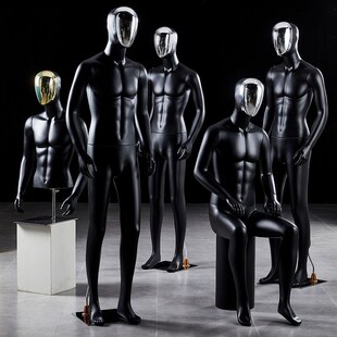 模特男道具人体全身假人塑料人台男装店服装N橱窗拍摄衣服展示架