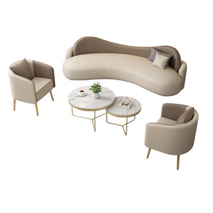 酒店洽谈大厅休息区沙发贵w宾室接待会客室婚纱摄影店美容院沙发