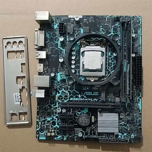 可维修华硕B360M-KYLIN主板套装，带I5-8400处议价